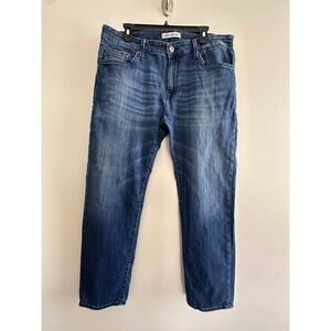 Mavi Jeans‎ Denim Pants Relaxed Straight Leg Blue Jeans Mens Size